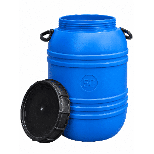 BECZKA 50L - MOCNA PLASTIKOWA Z ZAKRĘCANĄ POKRYWKĄ
